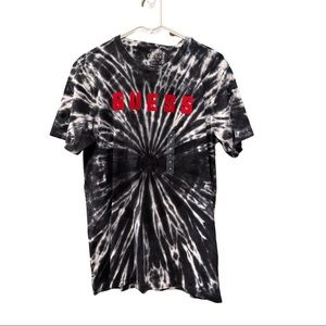 NWT Men’s Guess Tie Dye Tee with Embroidered Logo